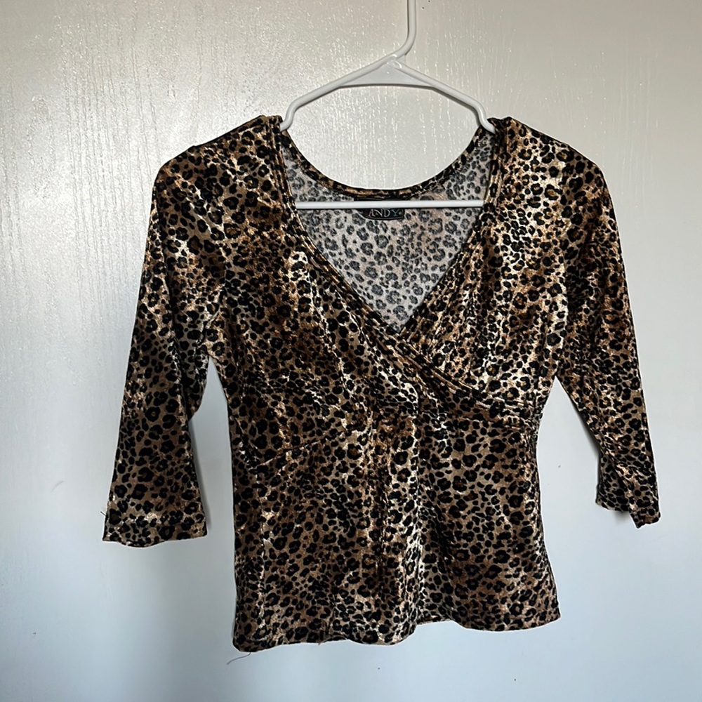 Leopard print blouse